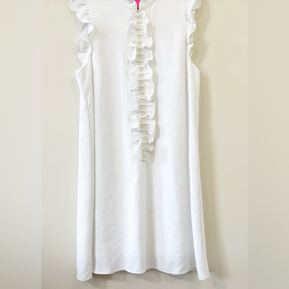 Lilly Pulitzer Adalee Shift Dress Resort White Size 12 - Picture 4 of 10